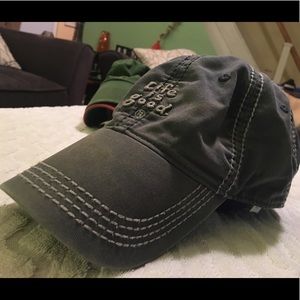 Life Is Good blue adjustable hat OSFM